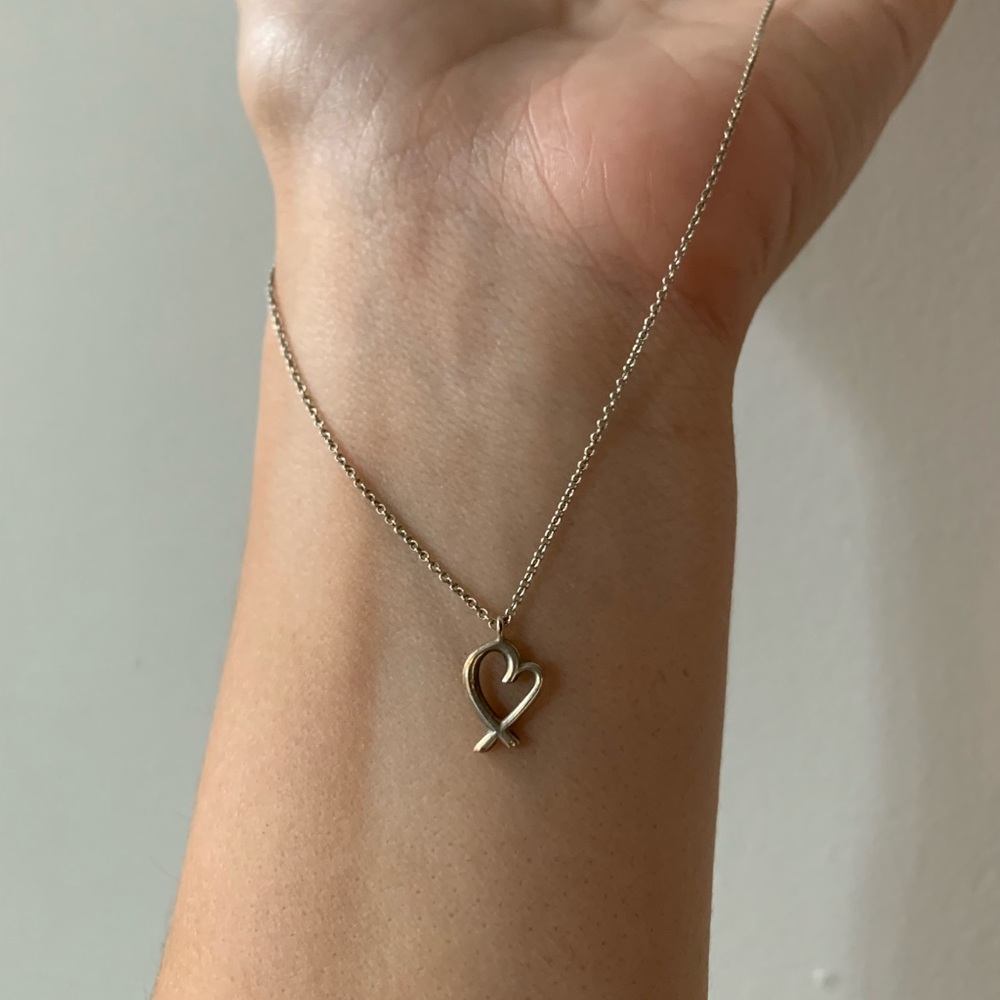 Tiffany & Co. Picasso Small Loving Heart 16" Chain